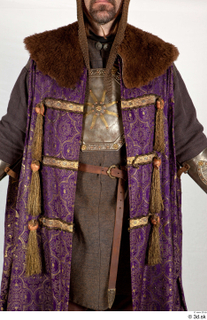  Photos Medieval Knigh in cloth armor 1 Medieval clothing Medieval knight gambeson purple cloak upper body 0001.jpg